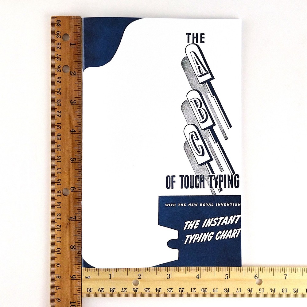 Royal Arrow 1940s Typewriter User Owner's Manuals & Chart Complete Documents