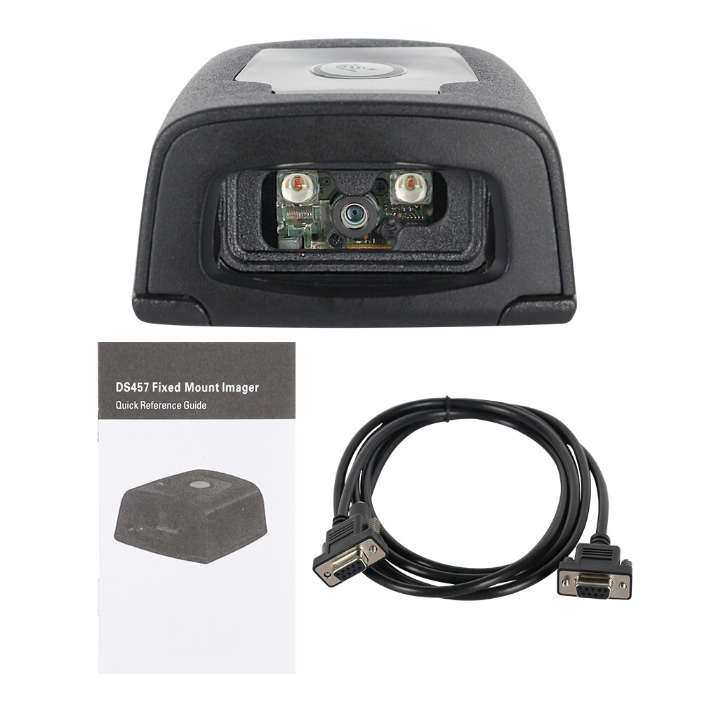 Zebra DS457-HD20004ZZCN 1D/2D Fixed Mount Barcode Scanner Reader USB / RS232 Kit