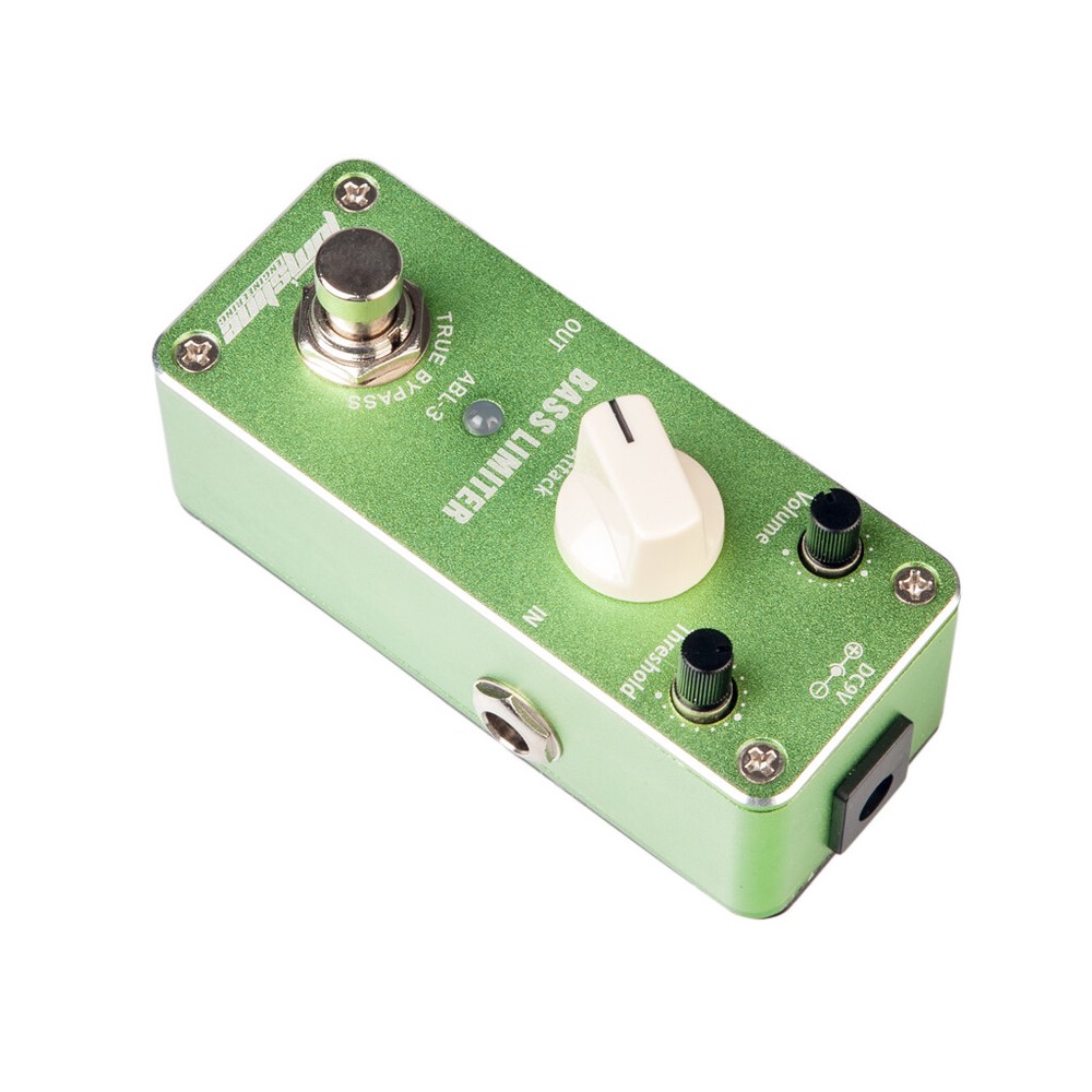 Aroma ABL-3 Guitar Compressor Effect Pedal Threshold attack Knob Footswitch