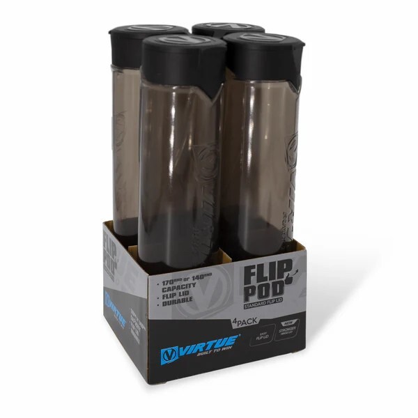 Virtue Flip 170 Round Pods - Smoke 4 Pack