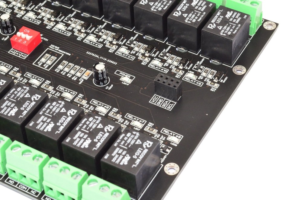 16 Channel I2C Interface Electromagnetic Relay Module for Arduino Raspberry 3...