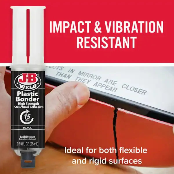 0.85 Oz. Plasticbonder Black Adhesive Epoxy