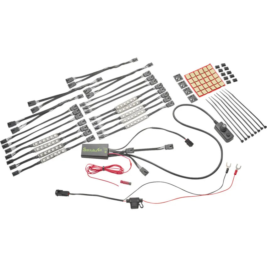 Ciro Shock & Awe 3.0 Engine Lighting Kit for Harley Models W/12V Power Source
