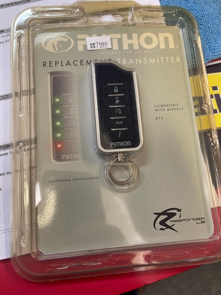Python 7251P Remote Control Replacement Transmitter 1-Way 5-Button EZSDEI7152