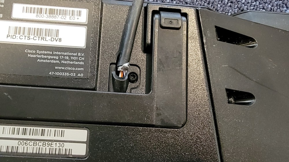 CISCO CTS-CTRL-DV8 Telepresence Control Panel Device 8'' w/ Handset