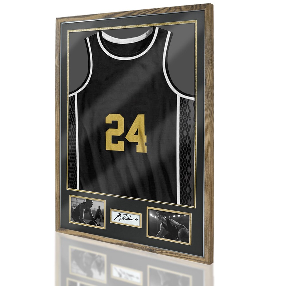Jersey Frame Display Case, Large Shadow Box with 98% UV Protection Acrylic, T...