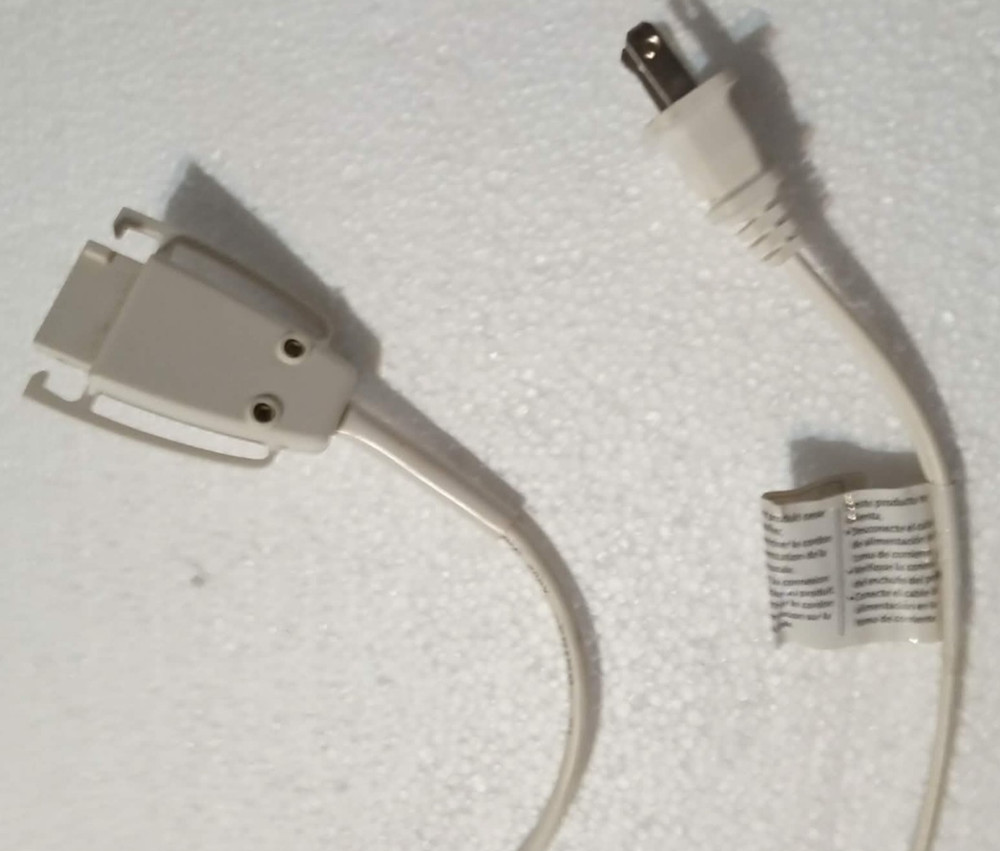 Sunbeam Heating Pad Power Cord Controller 3 Heat Auto-Off Replacement.