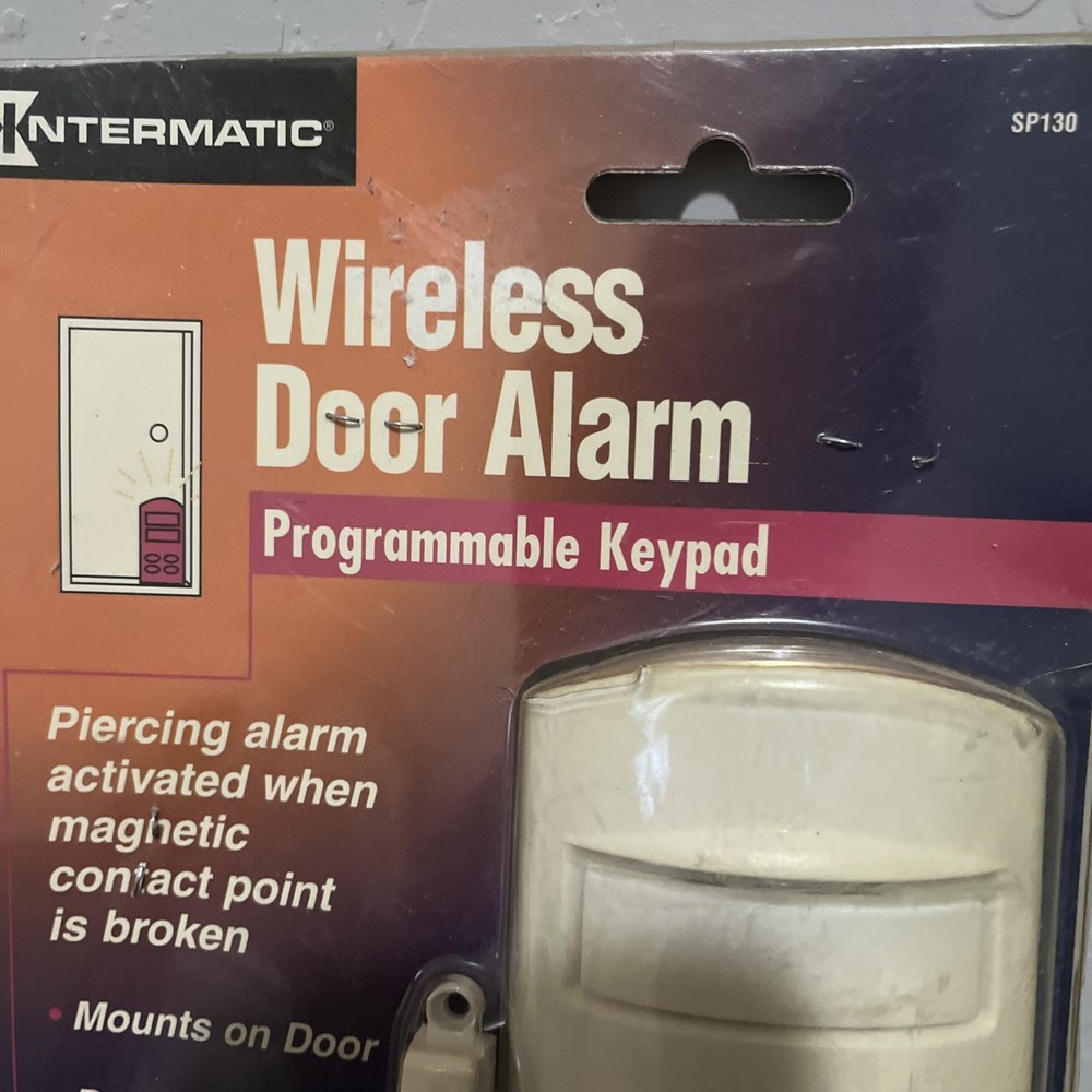 Intermatic Security Wireless Door/Window Alarm/Program Key Pad New in Opened Pkg