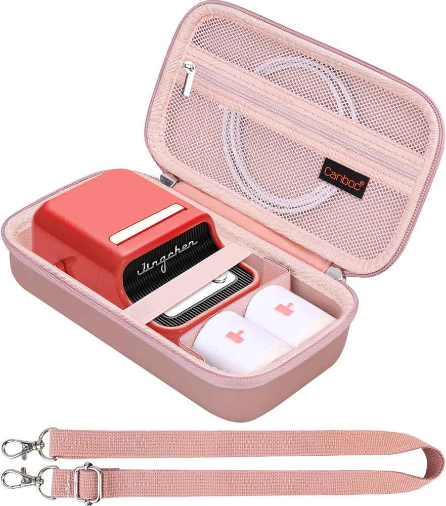 Carrying Case for NIIMBOT B21 Label Maker, Portable Bluetooth Thermal Label P...