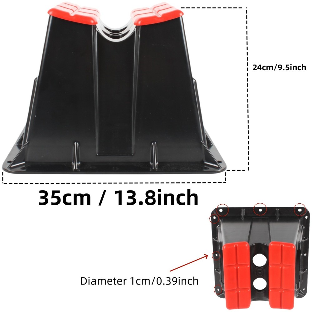 4PCS Set Pontoon Storage Blocks Heavy Duty Stackable Winterizing Boat Protection