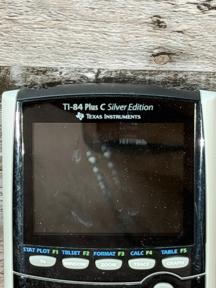 TI-84 Plus C Silver Edition Graphing Calculator NOT TESTED