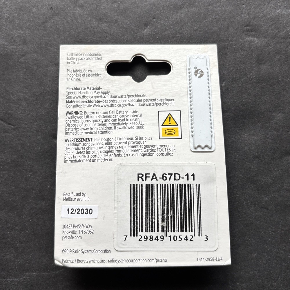 PetSafe RFA-67D-11 Replacement 6-Volt Battery 2pk