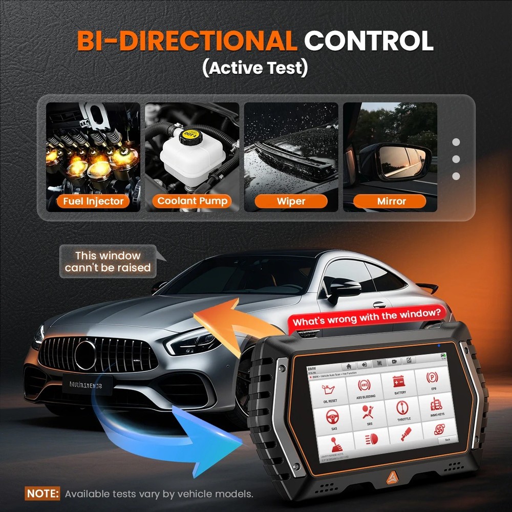 For BMW Car All System Bidirectional Diagnostic Scanner ECU Coding Oil EPB TPMS