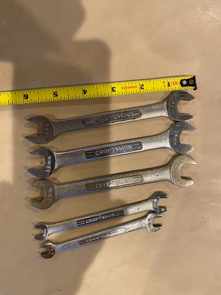Craftsman Pre-owned Open-end Combination & Line wrenches