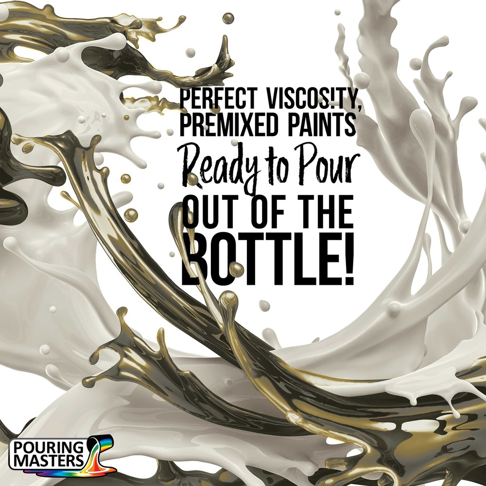 Gold/Silver Iridescent Special Effects Pouring Paint - Quart Bottle