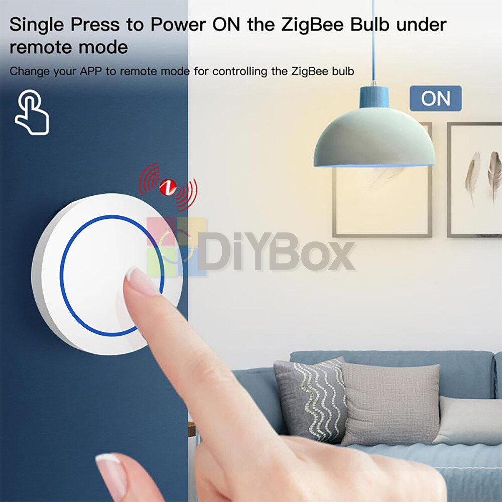 Tuya Zigbee Button Wireless Smart Scene Switch Electrical Automation Controller
