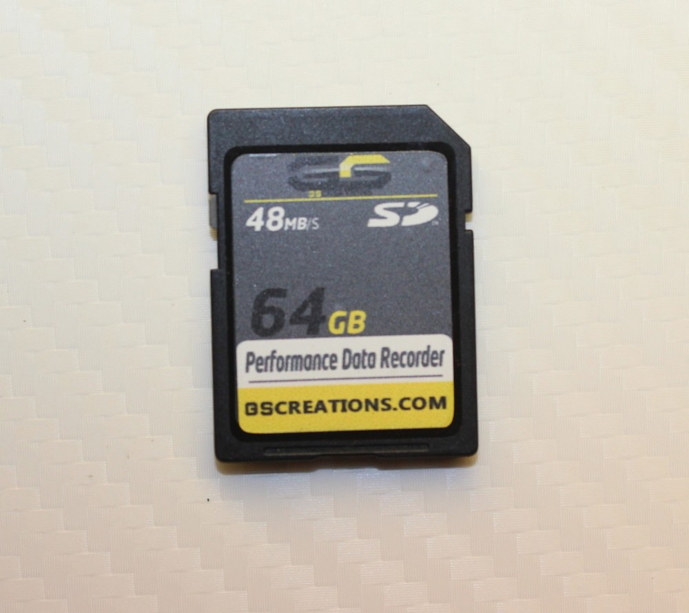 Cadillac ATS-V / CTS-V PDR (Performance Data Recorder) 64 GB Memory SD Card