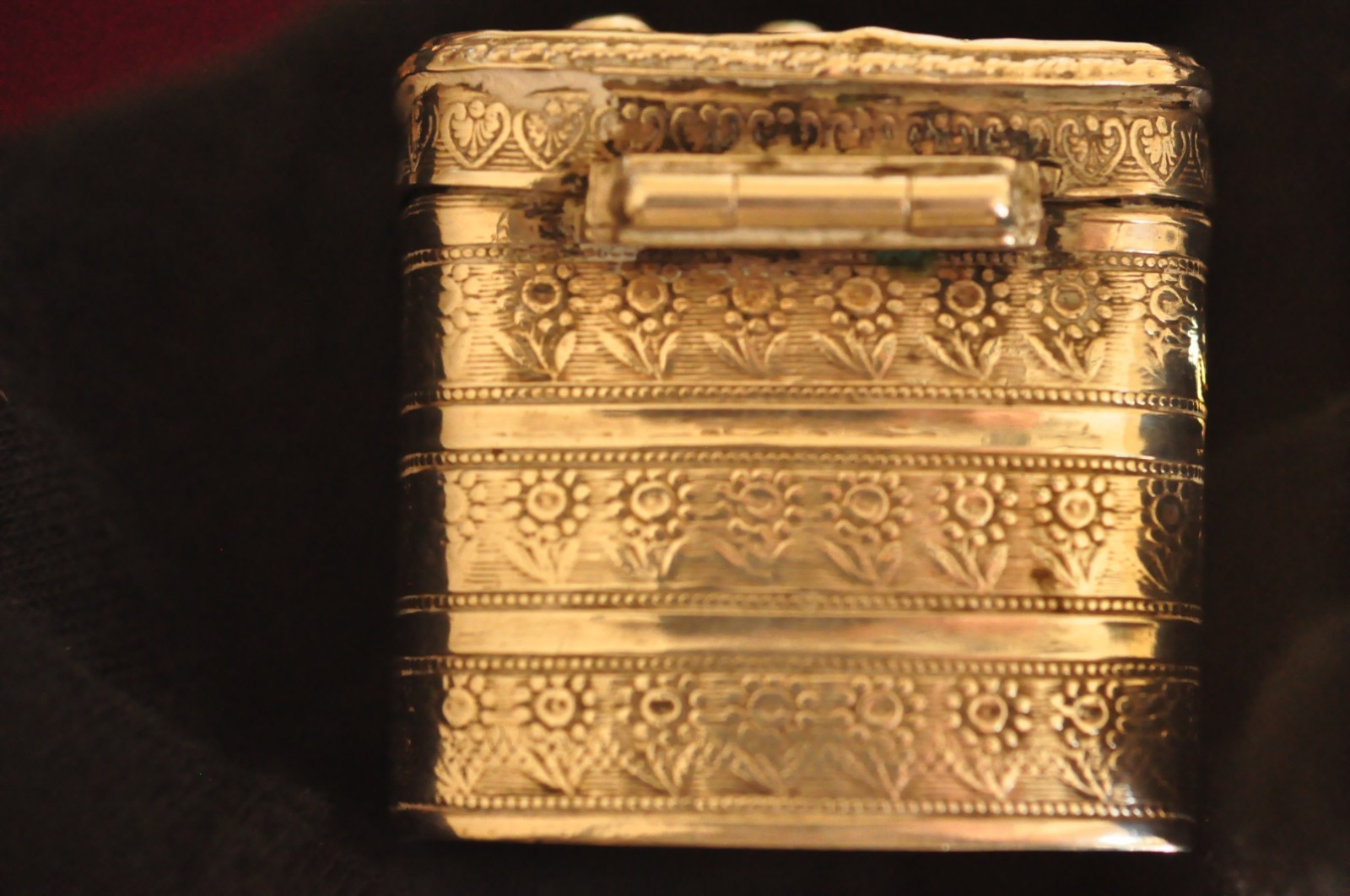 Beautiful Antique European Sterling Silver Snuff Box – 28 Grams - Hallmarked