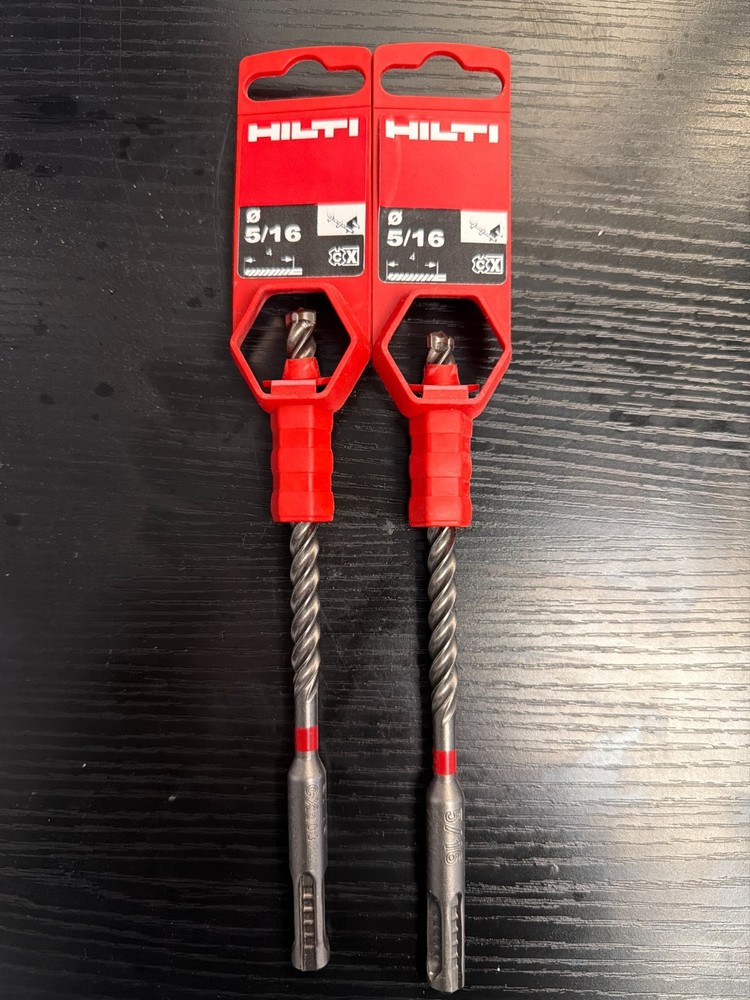 2 HILTI TE-CX 5/16-6 #435003 DRILL BITS
