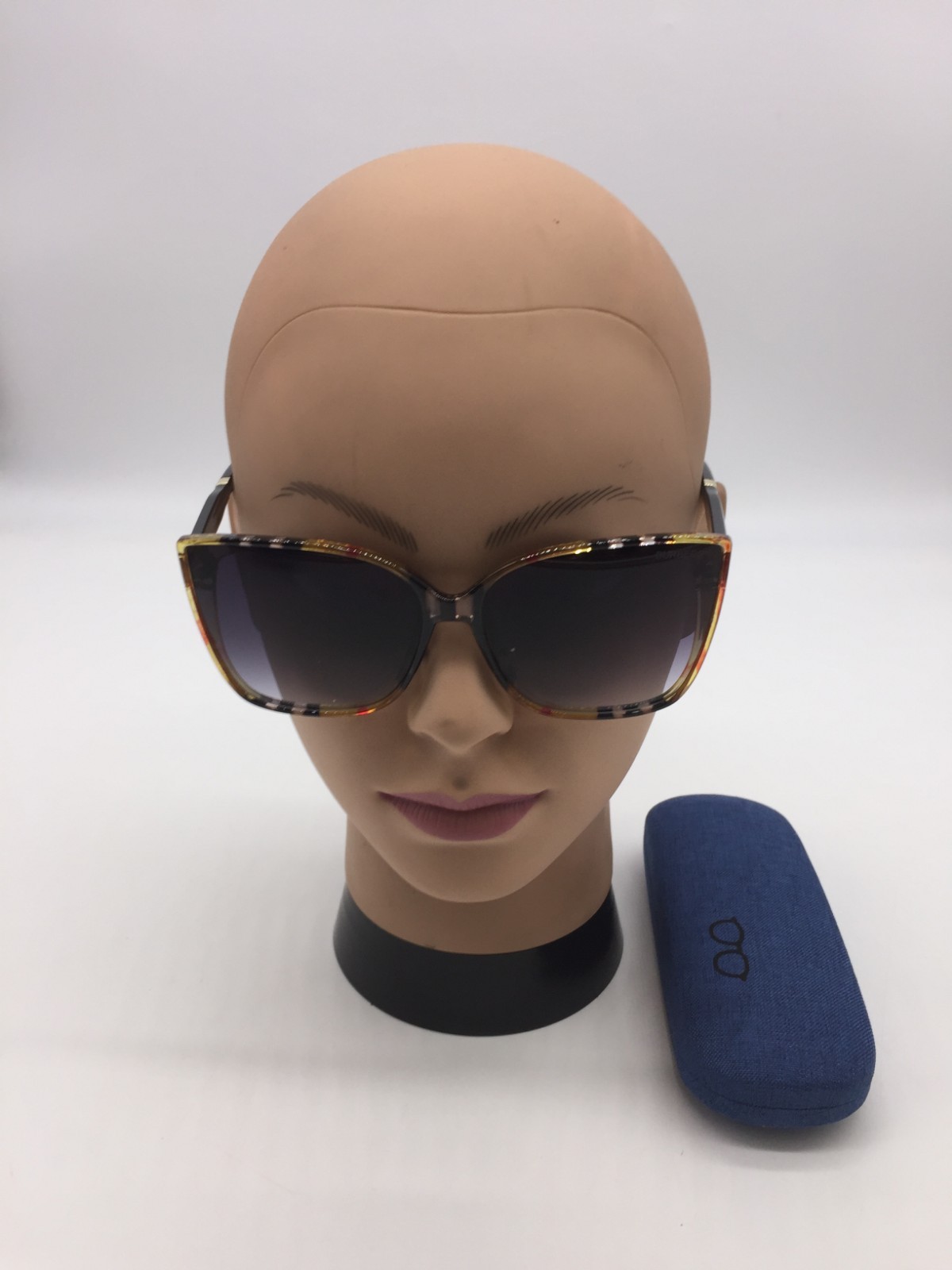 Burberry Multicolor Frame Designer Trendy Sunglasses 56-17-137 Grey Lenses