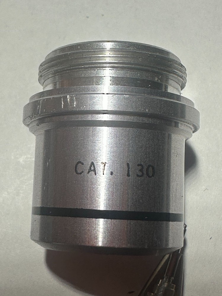 American Optical Microscope Objective Lens 4/.10 Cat. 130 Microscope Part Used