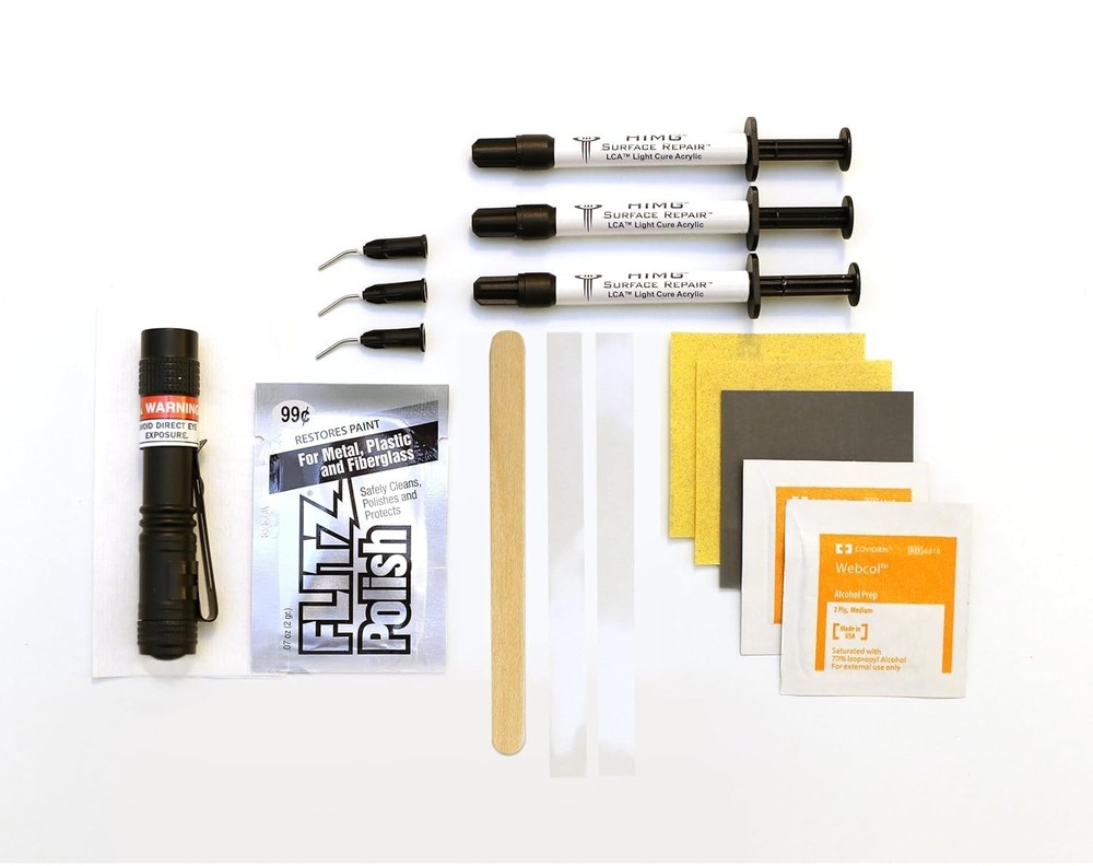 White Tones Quartz Countertop Repair Kit - Non-Toxic & Quick-Fix Solution