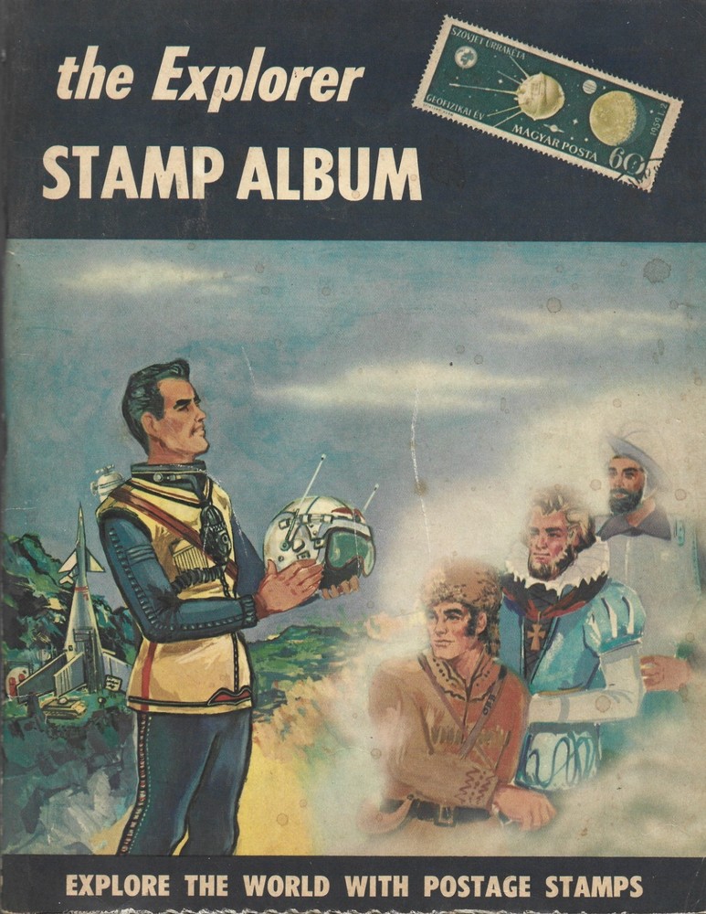 1961 WORLDWIDE EXPLORER STAMP ALBUM