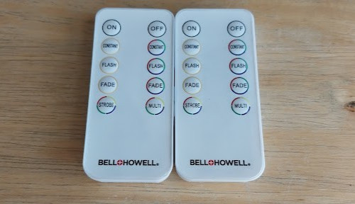 Two Remotes for  Bell + Howell Bionic Color Changing LED Rope Lights Replacement