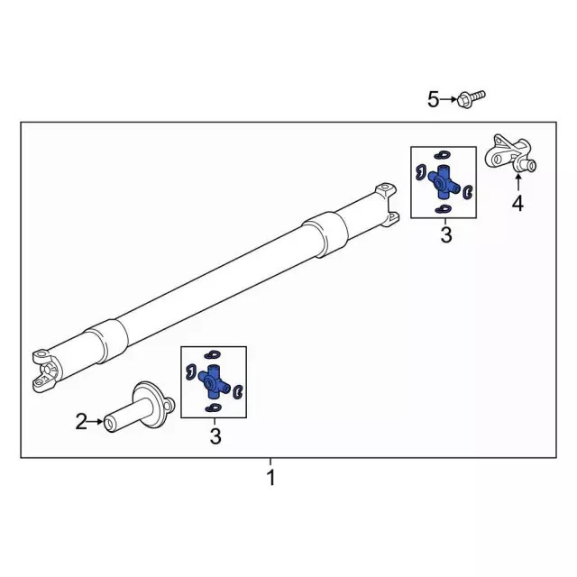 Genuine Ford Universal Joint FL3Z4635B