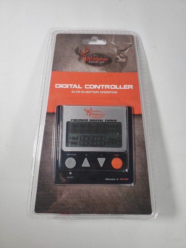 Wildgame Innovations Premier Digital Game Feeder Timer Controller 6V/12V TH-DT