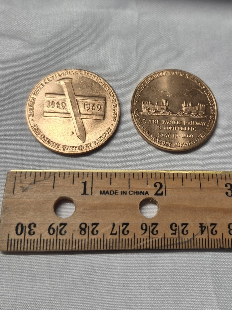2 Golden Spike Coins