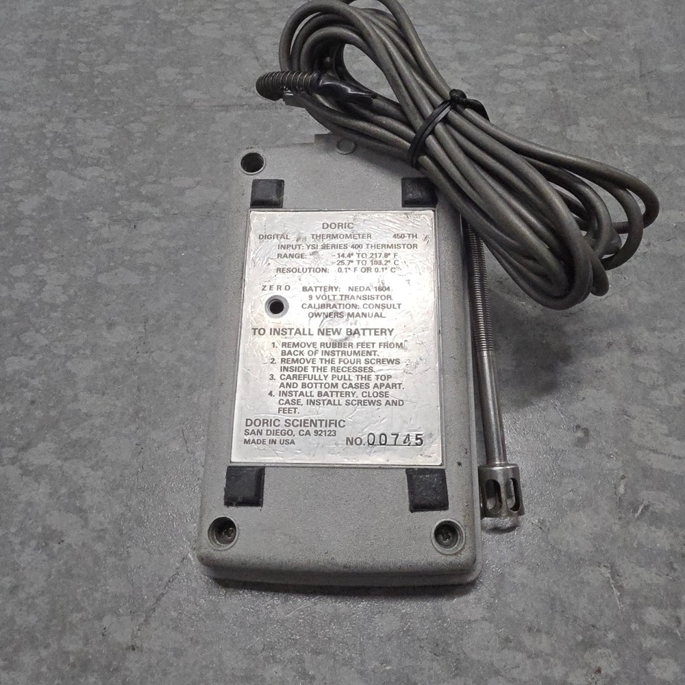 VAS Engineering Doric 450-TH Digital Thermometer Temperature Thermistor