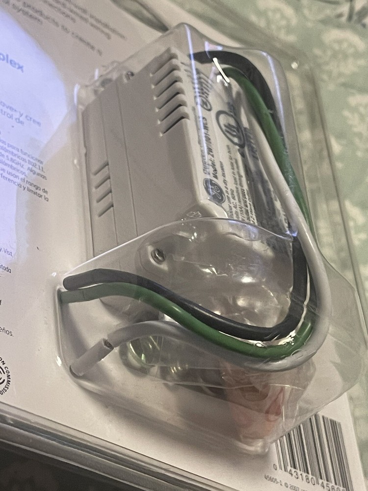 GE Wireless Lighting Control Duplex Receptacle 45605