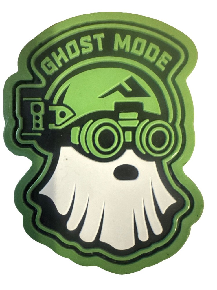 Ghost Mode Shot Show 2026 NEW PVC Patch Hook & Loop 2.5 Inch