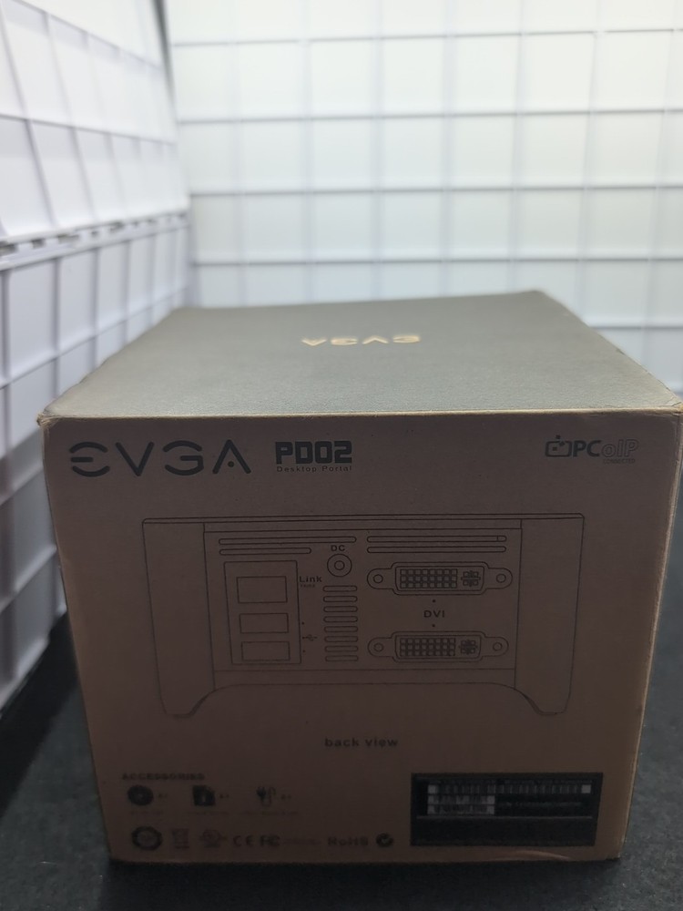 New EVGA PD02 Zero Client PCoIP Remote PC, w/o power supply.