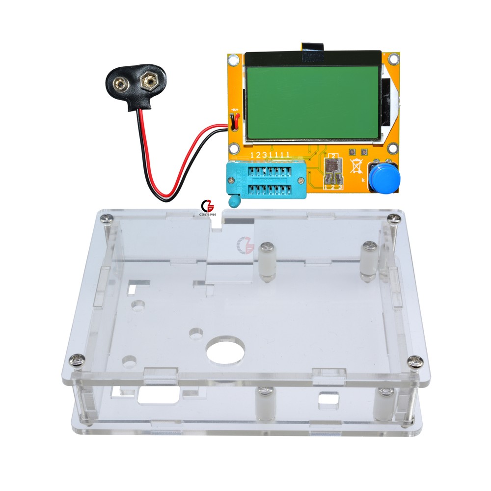 LCR-T4 Mega328 Transistor Tester Diode Triode Capacitance ESR Meter With Shell
