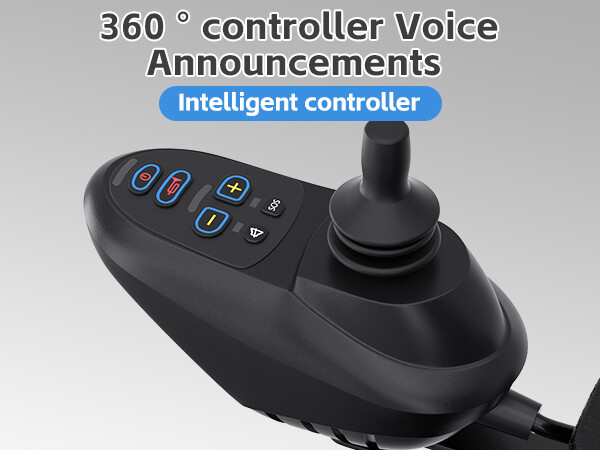 Electric Wheelchair Intelligent Foldable Motorized Powerchair All Terrain New