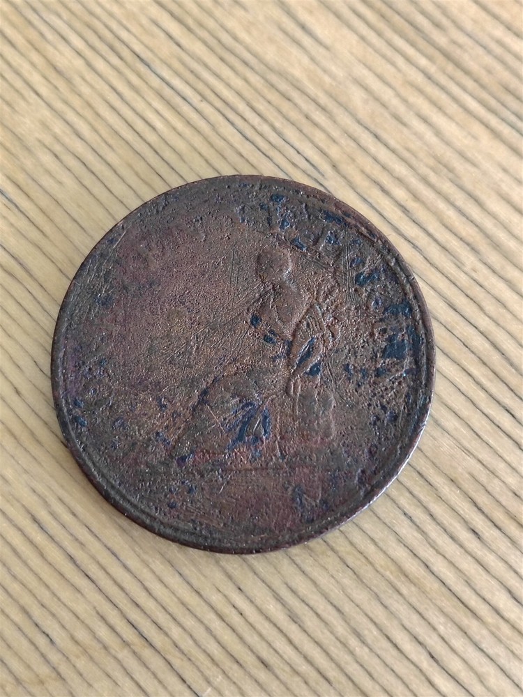 VINTAGE CANADA HALF PENNY 1812 LOWER CANADA