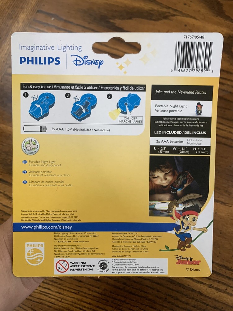Philips Imaginative Light Disney LED Portable Night Light JACK