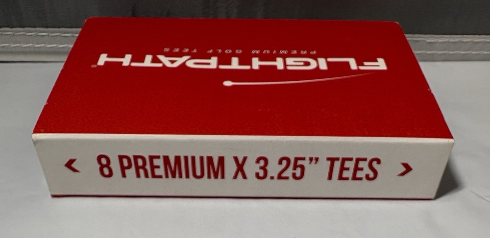 FlightPath Premium Golf Tees Durable Plastic 3 ¼" Tall 8 Pack New