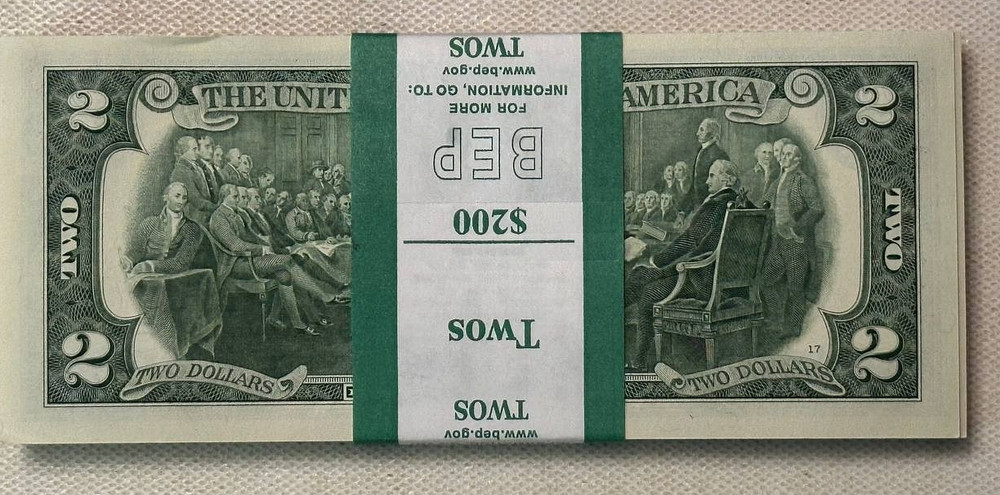 10 $2 Star Notes 2003 CONSECUTIVE MINNEAPOLIS UNC from BEP Pack