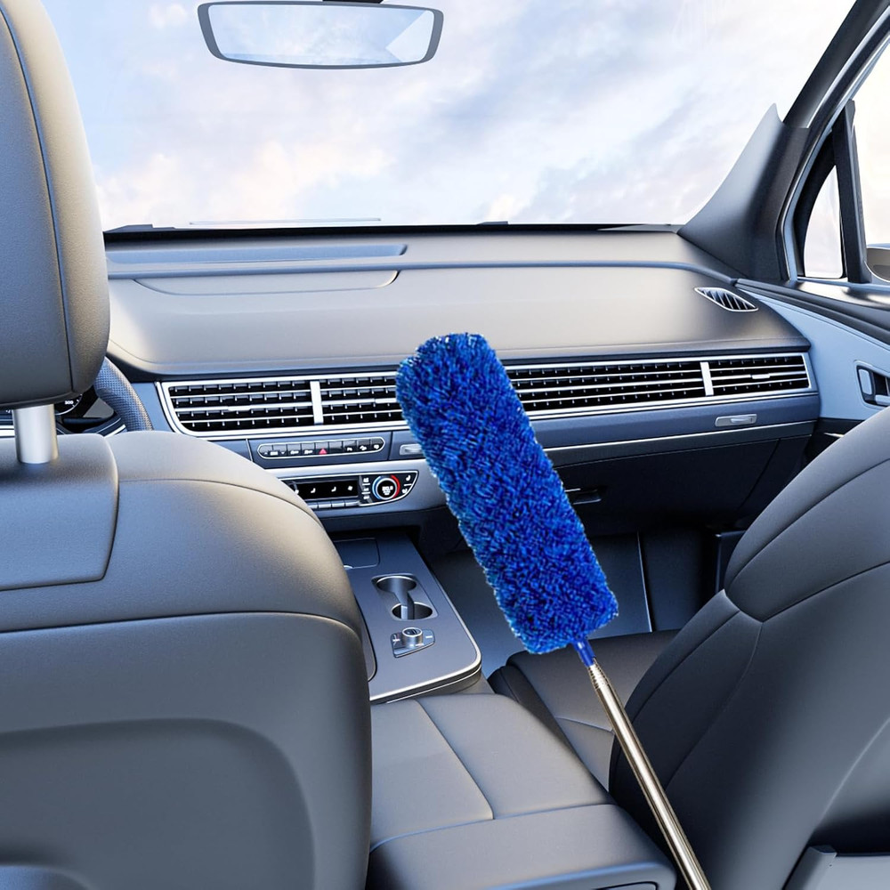 Cobweb Dusters with Extension Pole 100-Inch Spider Web Brush & Ceiling Cleaning