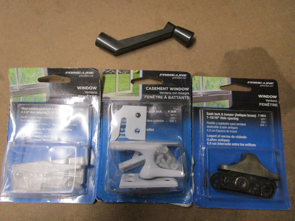 Sash Lock and Keeper Lot