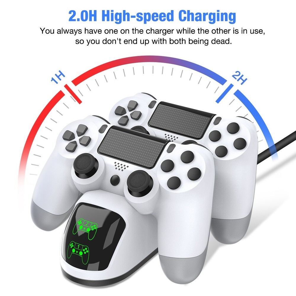 Wireless PS4 Controller USB Charger Charging Station For Dualshock Playstation 4