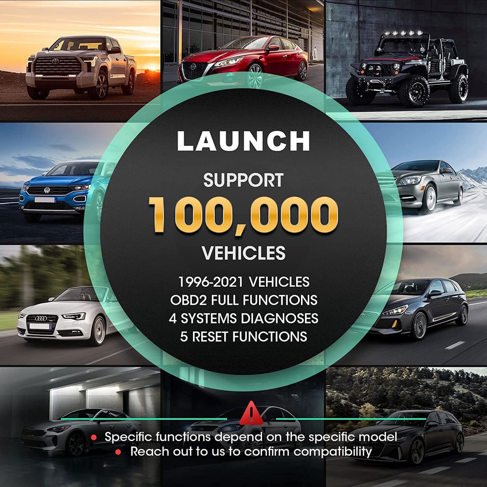 LAUNCH OBD2 Scanner CRP129X Car Diagnostic Tool TPMS/Oil/EPB/SAS/BMS Code Reader