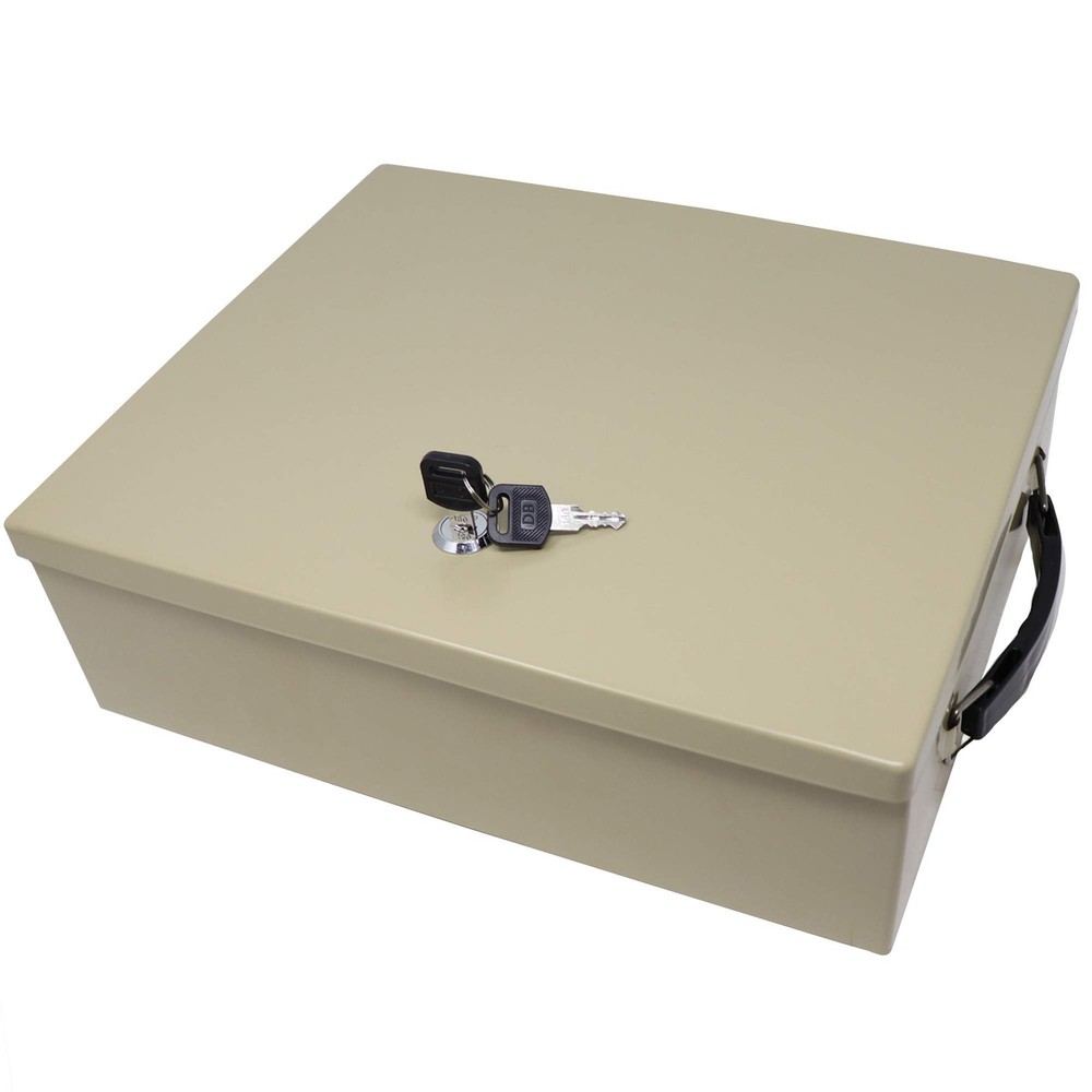 Fire-Retardant Security Box with Keyed Lock