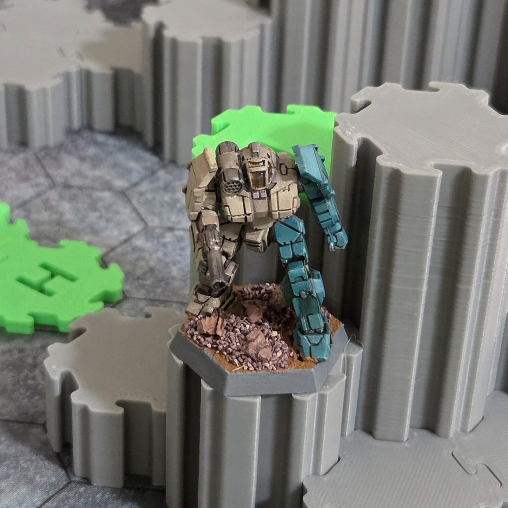Battletech 92pcs Customizable 3D Interlocking Terrain - Custom Battlefield