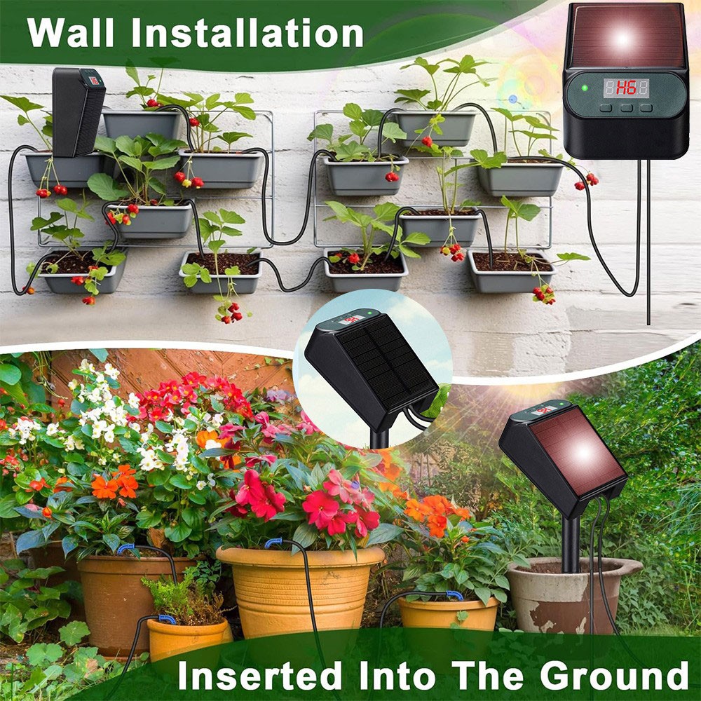 Solar Irrigation System Plant Watering Automatic Automatic System Set NEW