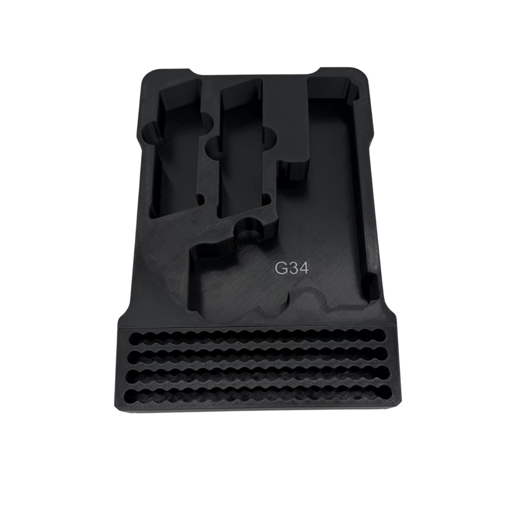 Glock 34 Insert for Milwaukee Packout – Holds 2 Mags + Rounds