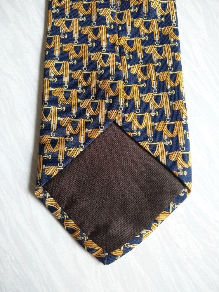 Longchamp Silk Tie Made in Italy Pattern